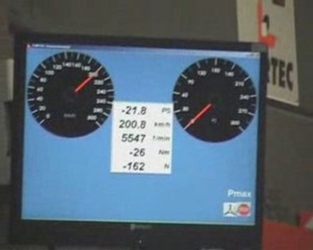 Passage au banc FIAT COUPE 20VT SPR powered