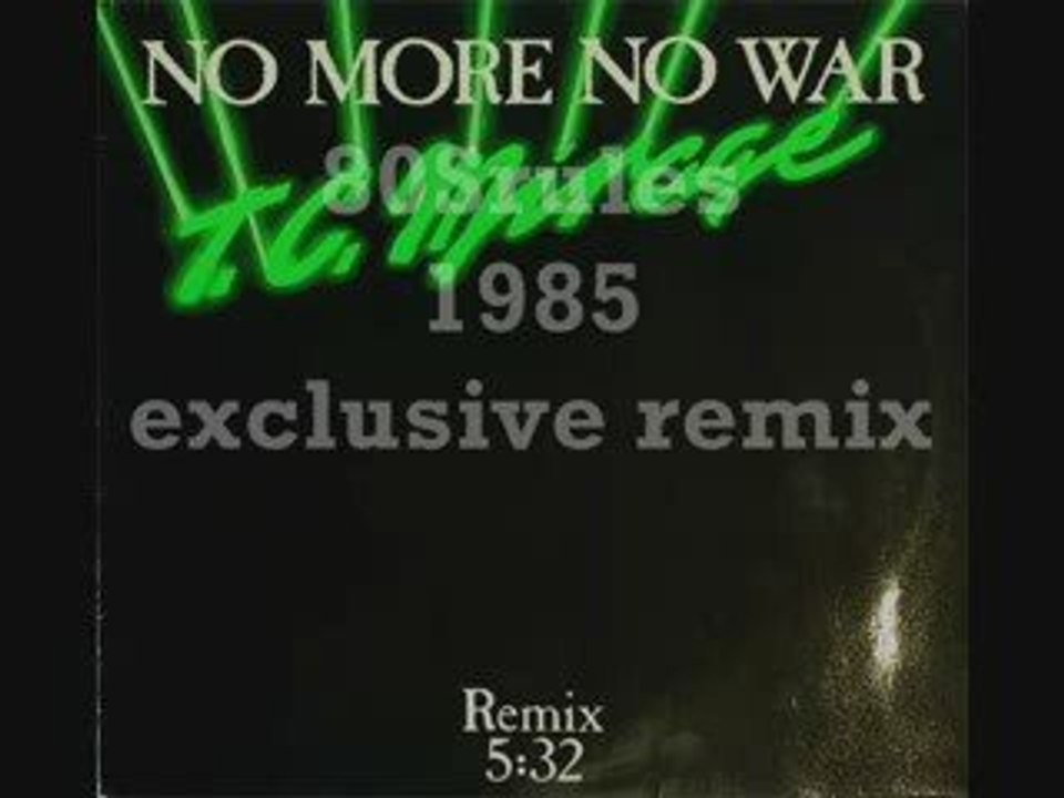 Mirage - No More No War (Remix)
