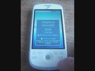 HTC Magic sous Android : démarrage