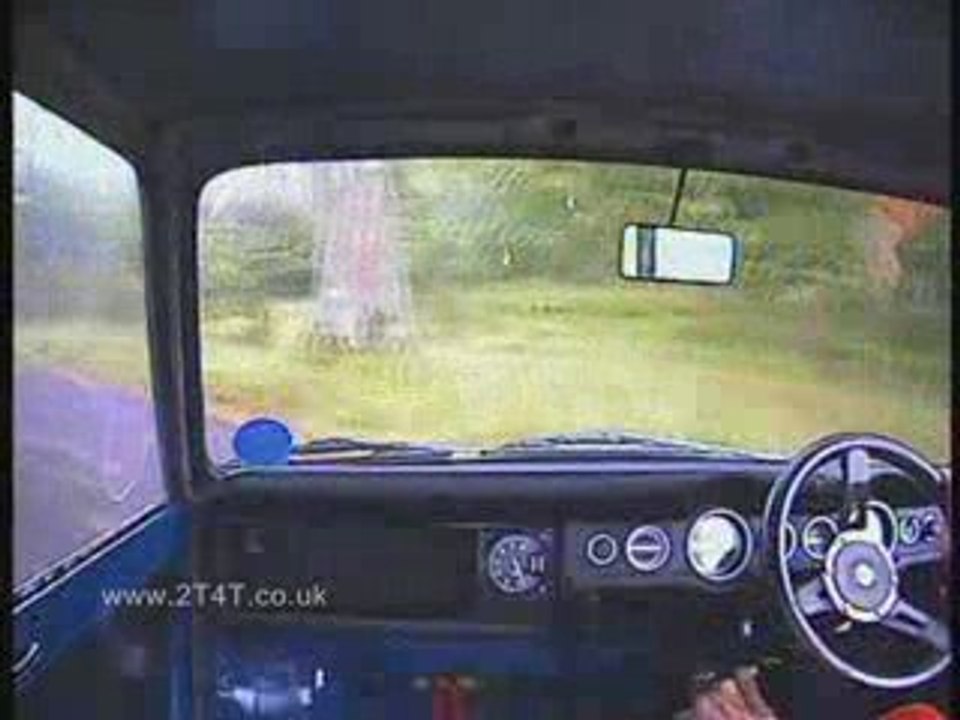 Graeme Wight Junior onboard Hillman Imp Doune Hill