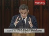 EVENEMENT,Discours de Nicolas Sarkozy en direct de Londres