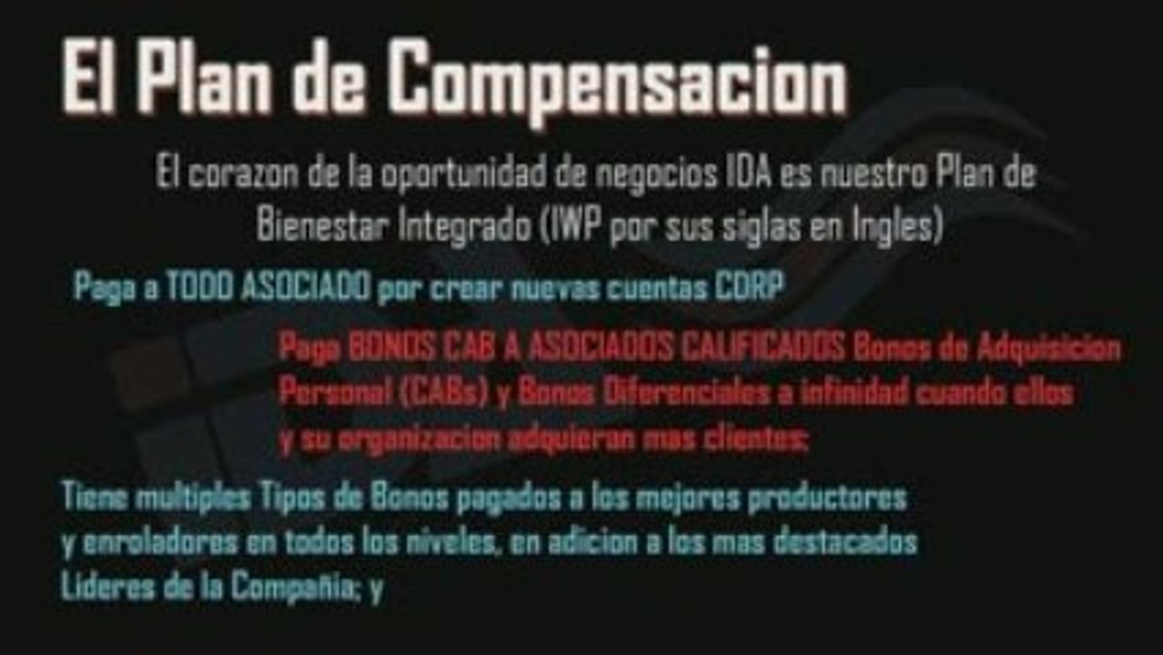 oportunidad IDA espanol