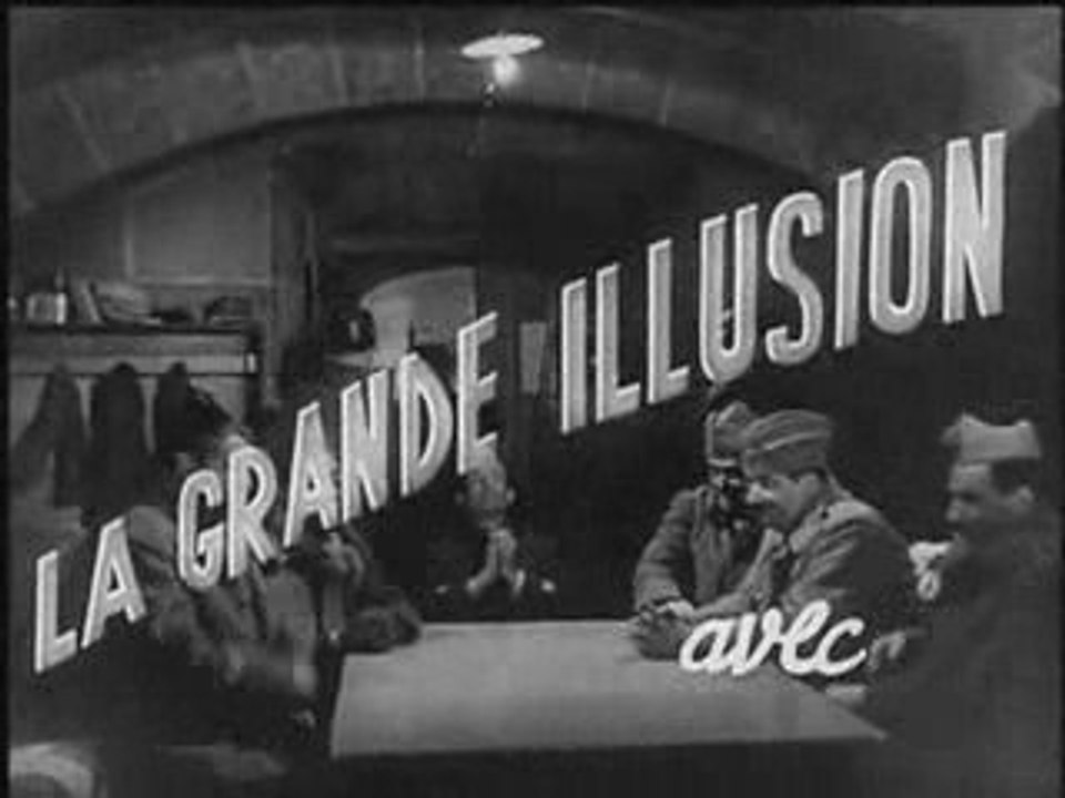 1937 LA GRANDE ILLUSION TRAILER RENOIR GABIN FRESNAY CARETTE