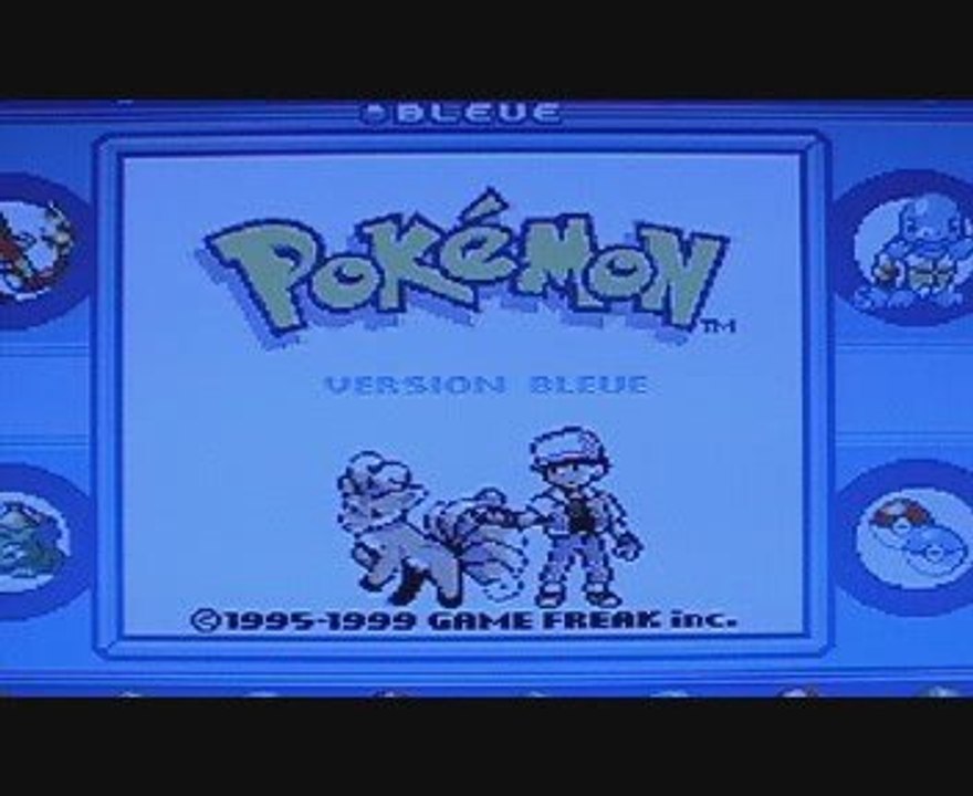 Videotest Pokemon bleu (gameboy)