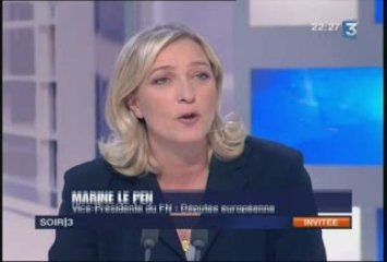 Marine Le Pen invitée du Soir 3