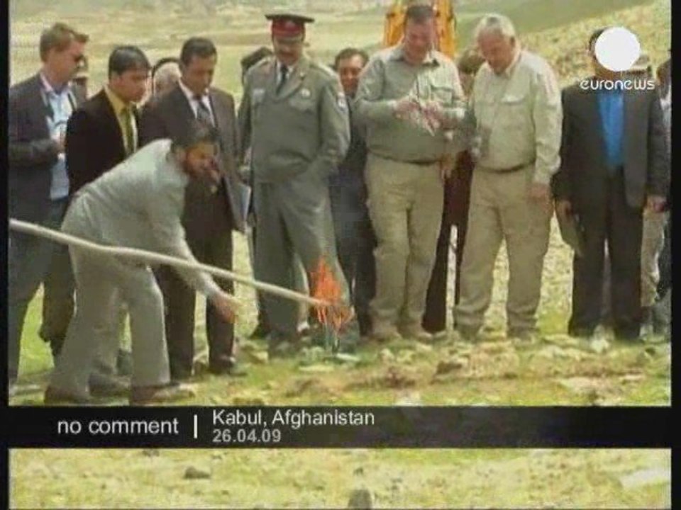 Destruction de drogue confisqué en Afghanistan