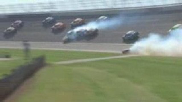 nascar sprint cup talladega 2009 crash busch truex jr