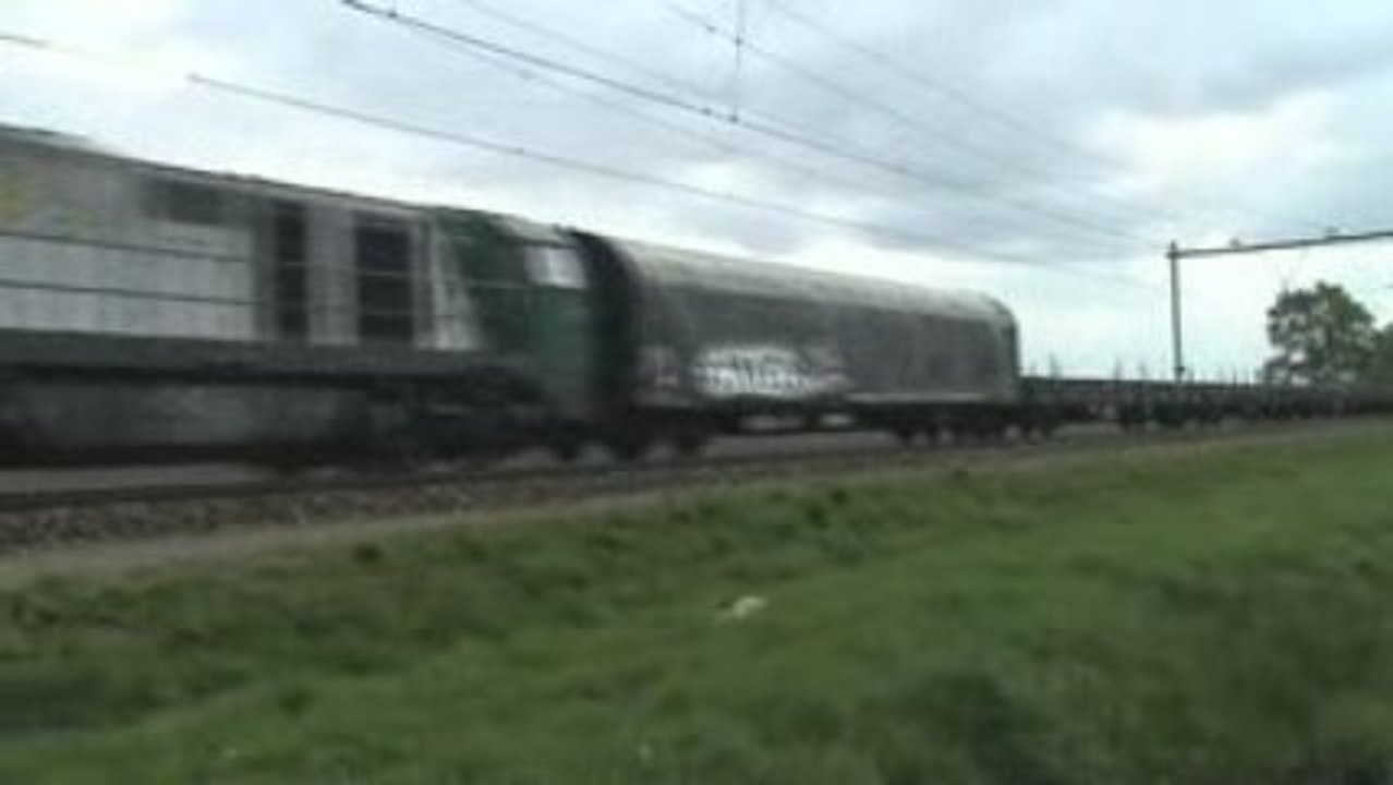 gemengde goederenbak met diesel traktie,zeldzaam
