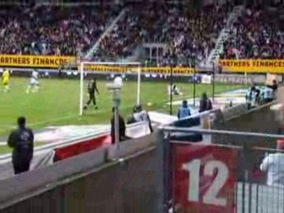 penalty d'andré luiz lors de Nancy - nantes