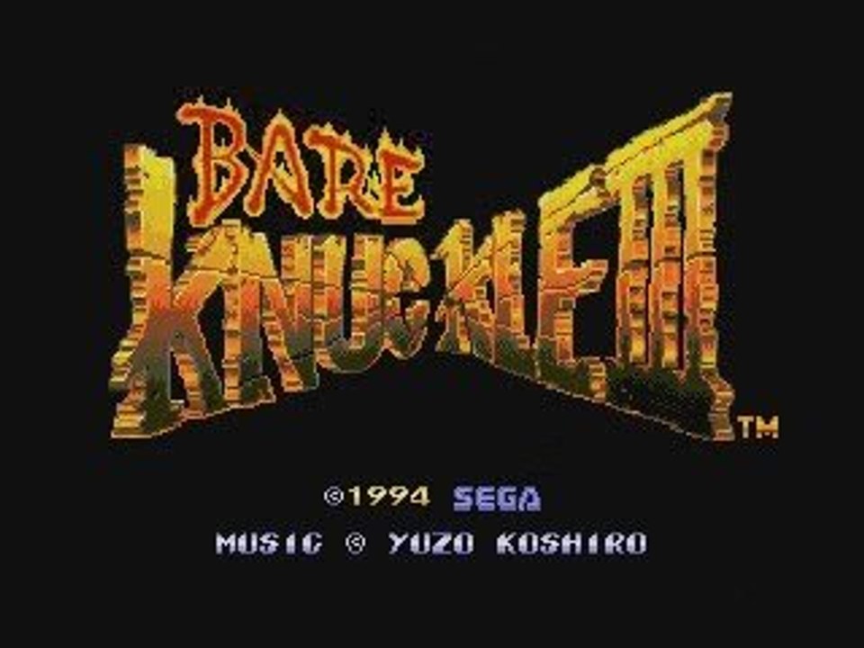Bare Knuckle III (US patch) [mega drive] sega - 1994