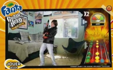 Fanta Guitar Hero Wolrd Tour K3V!N Guitare 105230 points