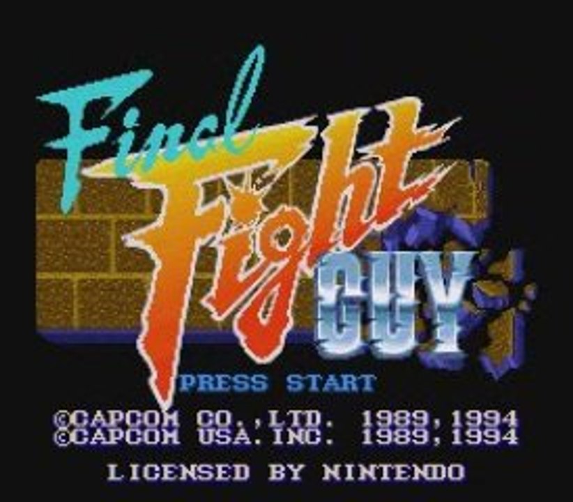 Final Fight Guy [ SUPER NES] capcom - 1994 - Beat'em all 2D