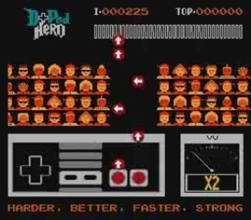 Daft Punk - D-Pad Hero - Harder Better Faster Stronger