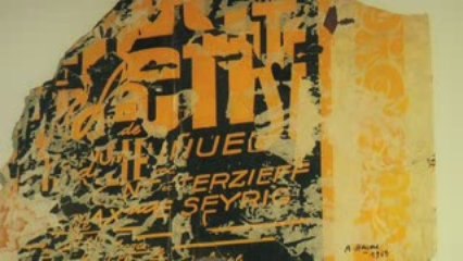 Raymond Hains en permanence à la Galerie W