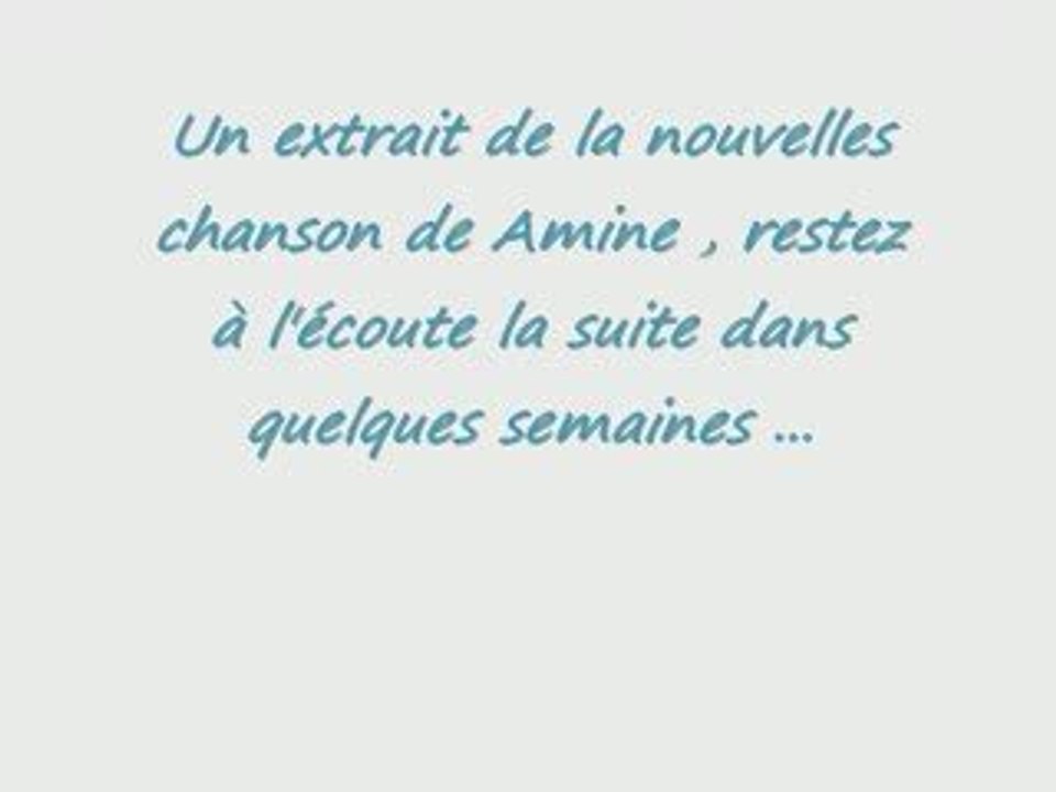 Amine 2009 you tube & daylimotion