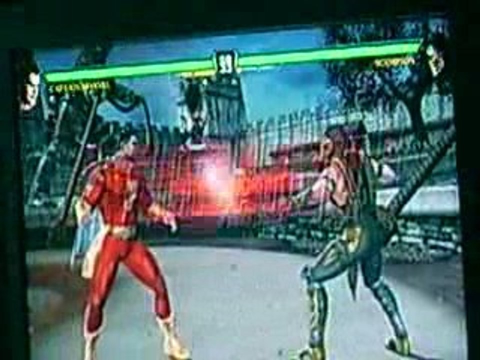 Mortal Kombat VS DC- Captain Marvel VS Scorpion