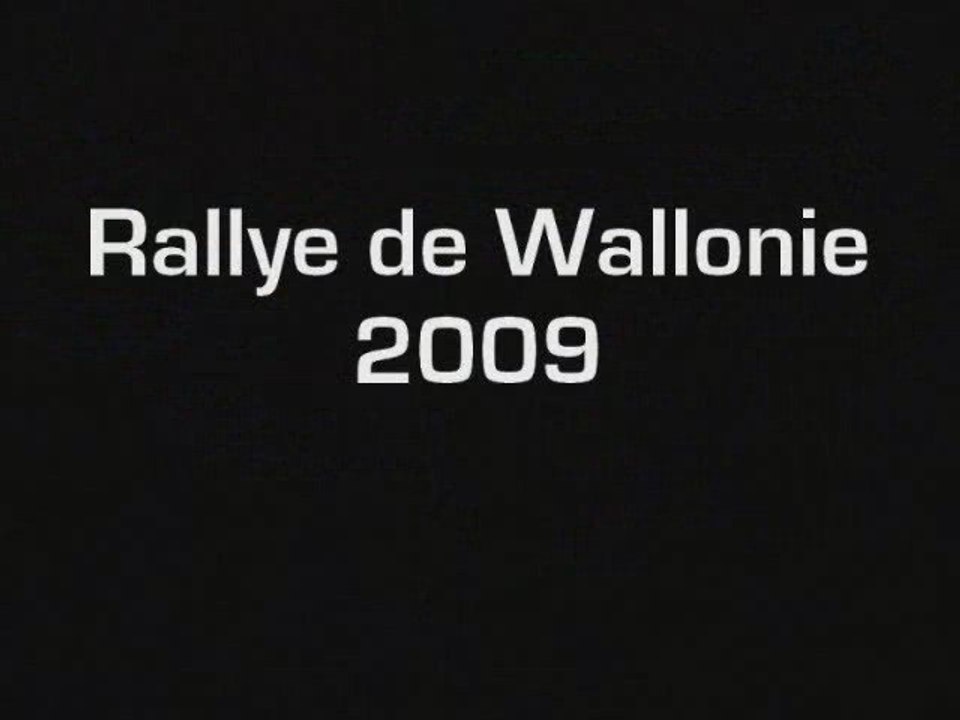 Rallye de Wallonie 2009