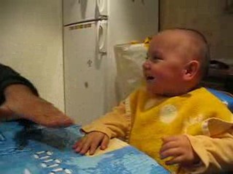 Fou rire avec papa