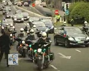 Nicolas Sarkozy : Réception de la communauté française à la