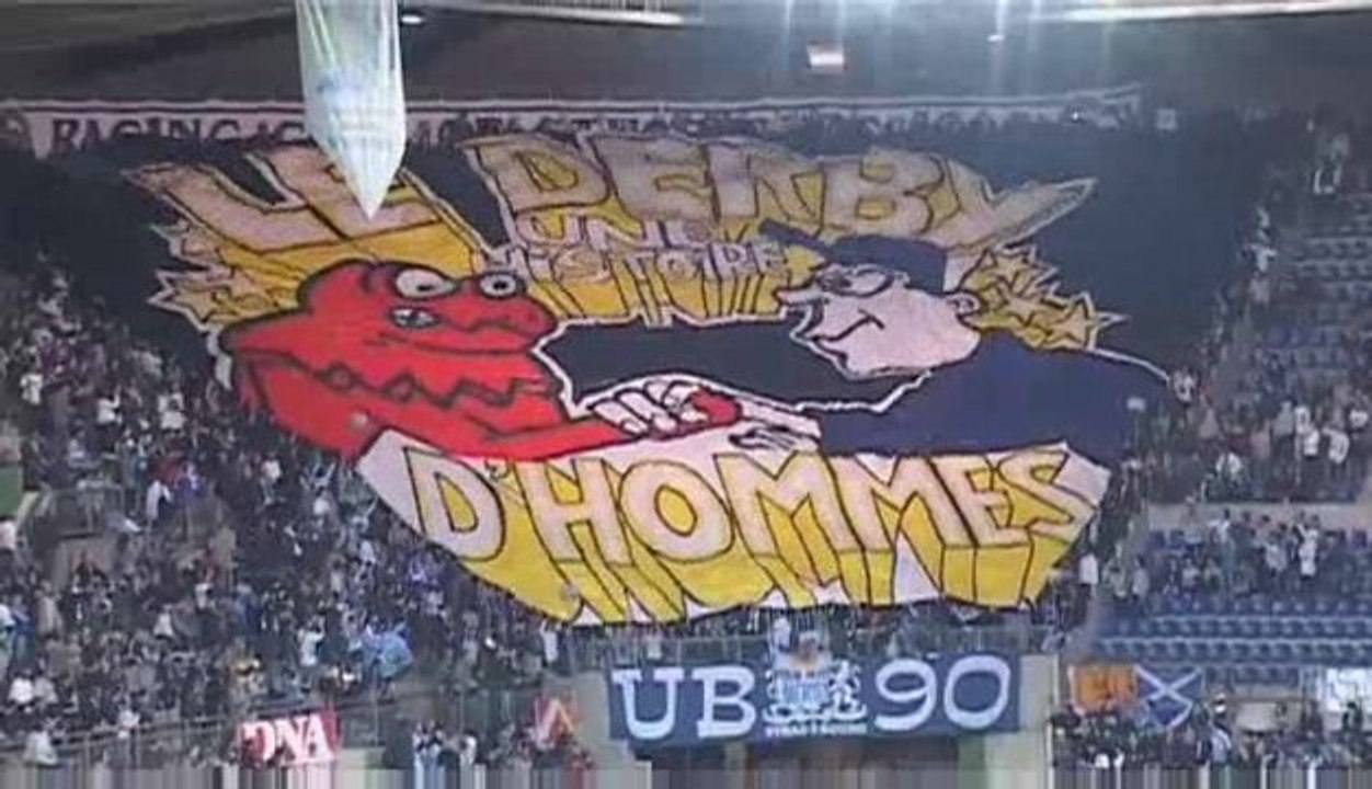 Tifo Strasbourg VS Metz 2009 stade de la Meinau