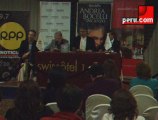 Peru.com: Andrea Bocelli en conferencia de prensa