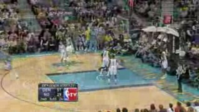 NBA Anthony Carter with a nice pass to Chris Andersen. Ander