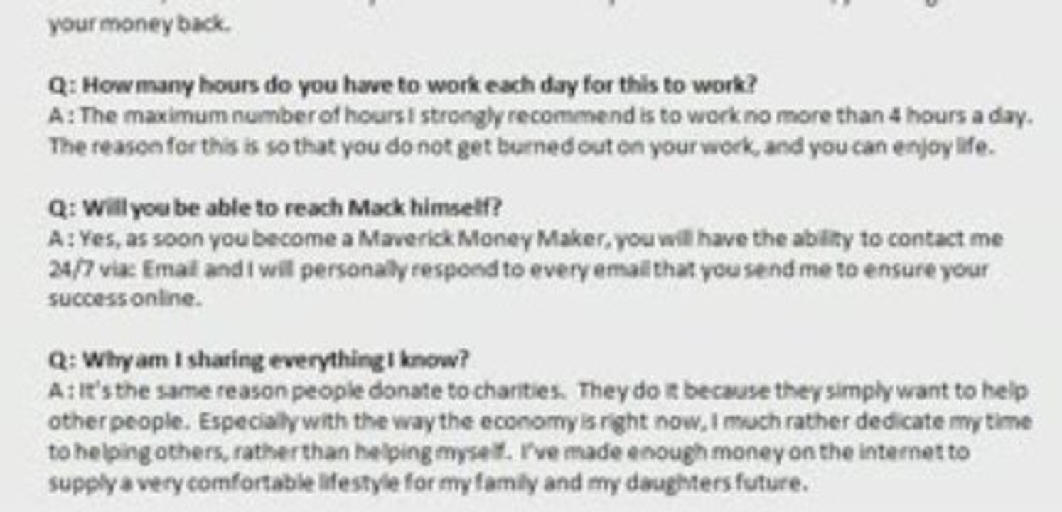 Best Home Based Business: Maverick Money Makers3