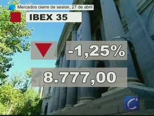 Cierre mercados españoles e internacionales (27/04/2009)