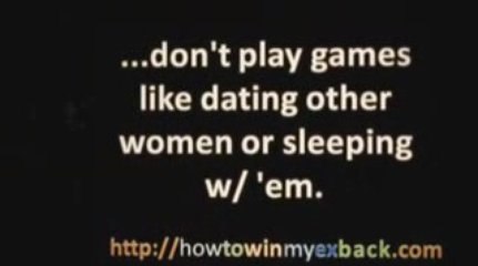 How To Get Your Ex Back - Without Playing Head Games