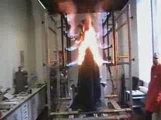 Calisia flame resistant  test EN 443:2008