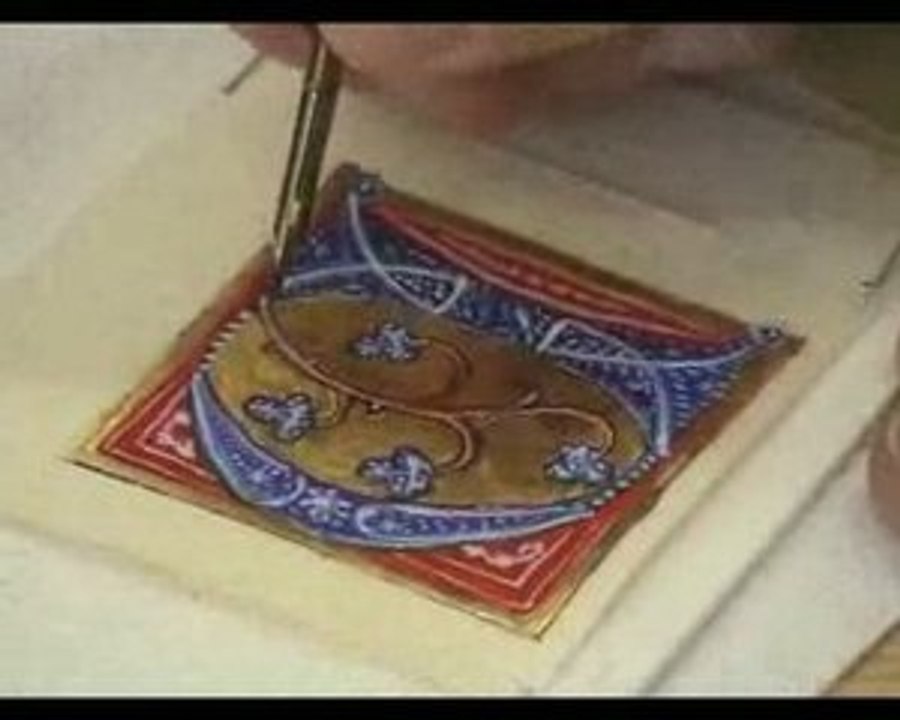 Enluminure médiévale: stage de l'atelier Mesnig