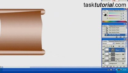 Create a paper scroll in photoshop - Tutorial