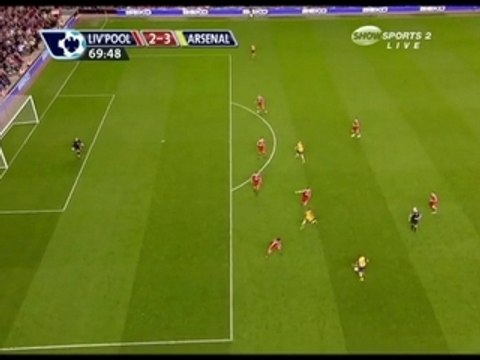 Liverpool 4-4 Arsenal 3rd goal of arshavin