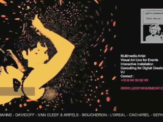 JUDITH DARMONT : VIDEOARTS FOR EVENTS, teaser