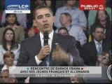 EVENEMENT,Barack Obama rencontrera de jeunes lycéens allemands et français