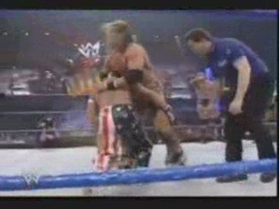Rey Mysterio, Angle &  Orton vs MNM & Mark Henry 17.3.06 P2