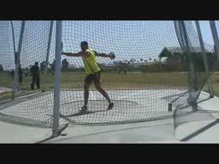 Athlé Erik Cadee lancer disque 65m61 2009