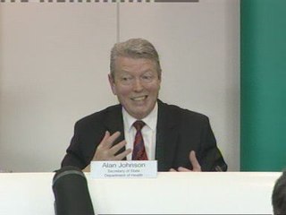 Alan Johnson talks about airport action plan for swine flu