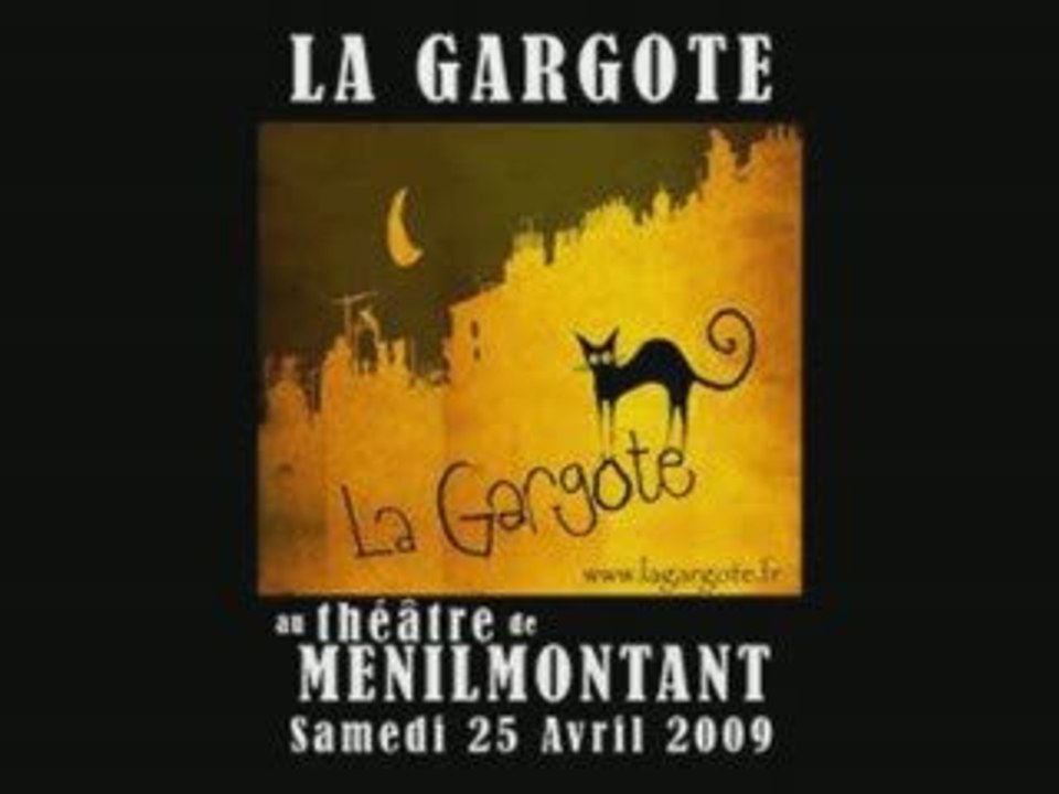 LA GARGOTE au théatre de Ménilmontant