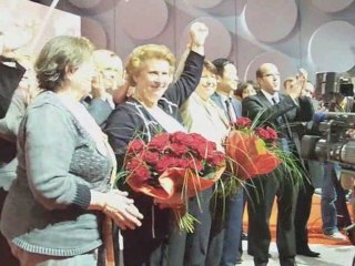 Meeting de Strasbourg 29 avril, carte postale des "coulisses