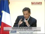 EVENEMENT,Discours de Nicolas Sarkozy sur le grand Paris