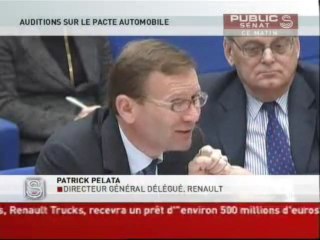 Audition,Auditions sur le "pacte automobile"