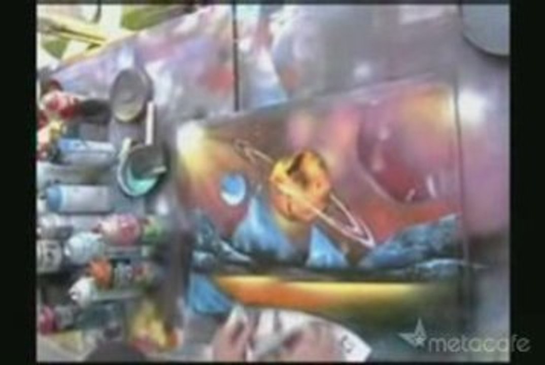3 Live Spacepaintings