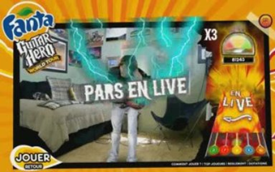 Fanta Guitar Hero Wolrd Tour Blondie Guitare 111315 point...