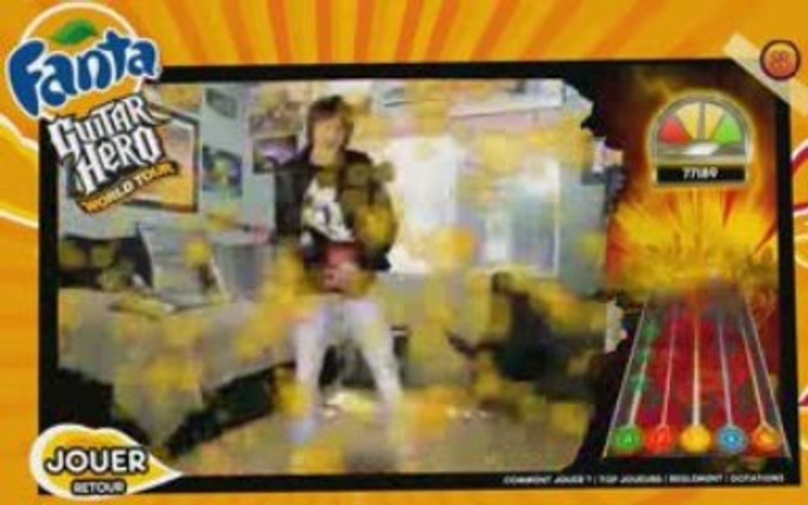 Fanta Guitar Hero Wolrd Tour Miss62130 Guitare 112006 poi...