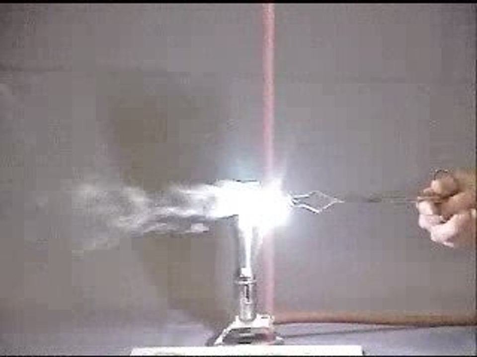 Combustion du magnésium