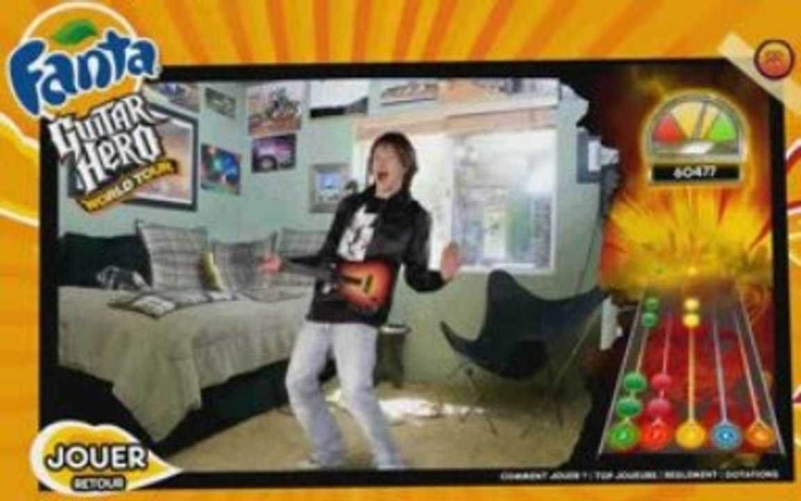 Fanta Guitar Hero Wolrd Tour Crotus Guitare 106684 points