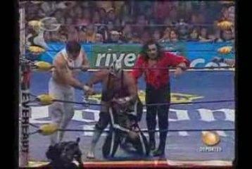 Electro, Silver, Zorro vs Parka Jr., Charly, Abismo