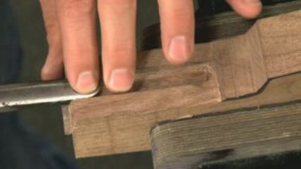 How to inlet the buttstock for a rolling block rifle