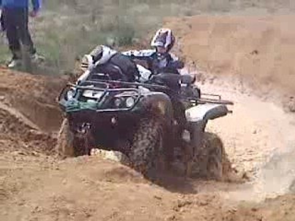 gros bourbier en quad